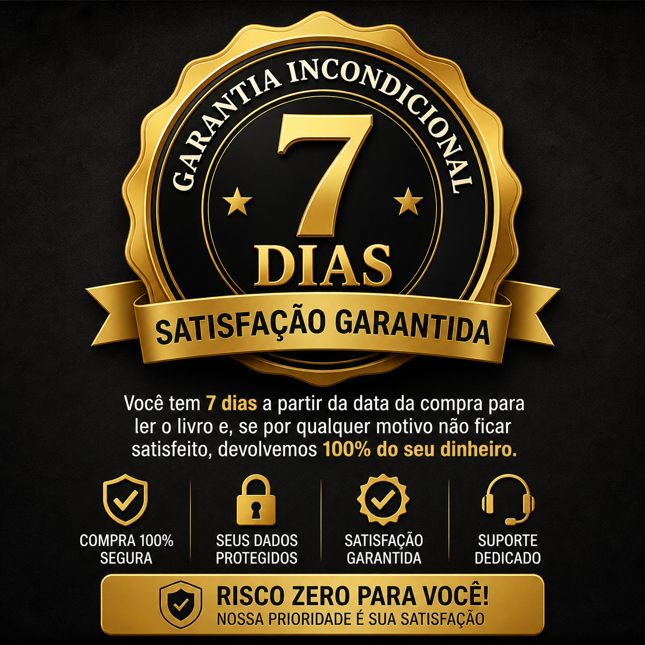 Selo de garantia de 7 dias